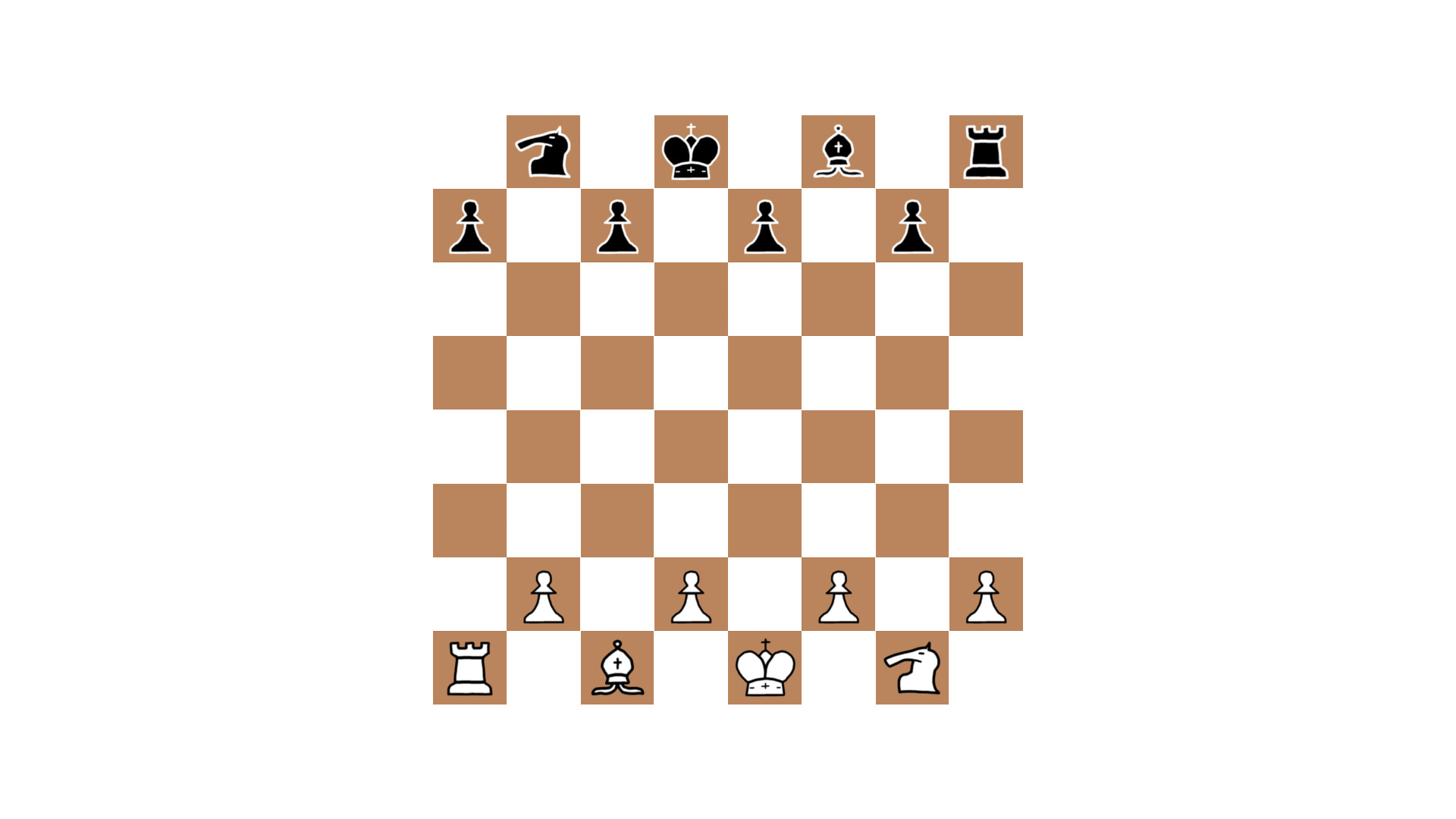 Only Dark Squares Chess