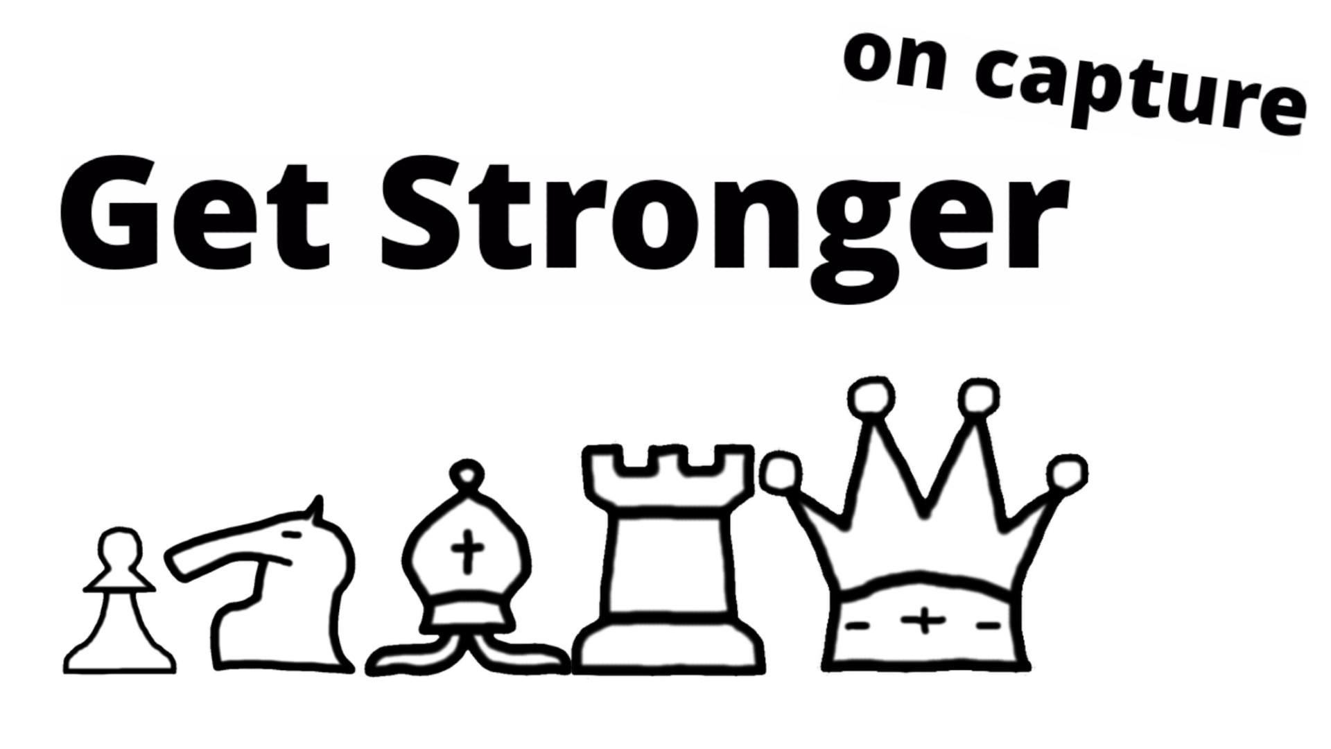 Chess, but Pieces get Stronger! (On Capture)