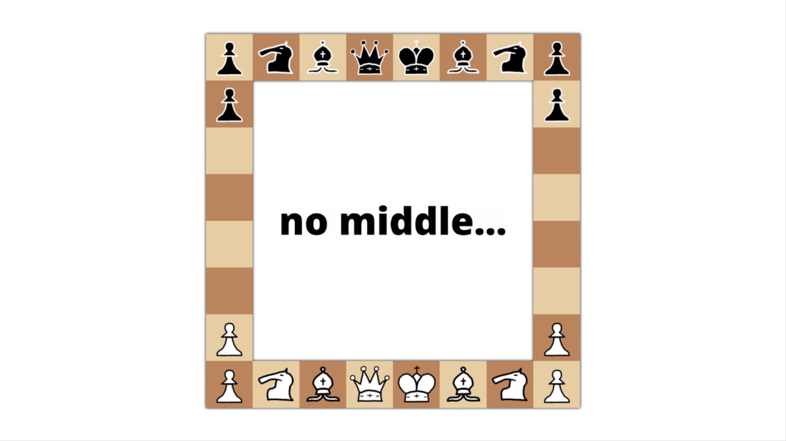 Edges-only Chess